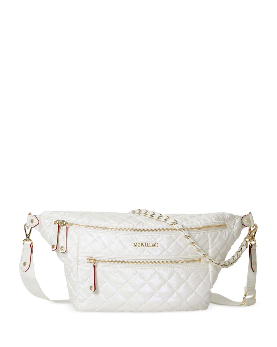 MZ Wallace Large Crossbody Sling Bag in White | Lyst