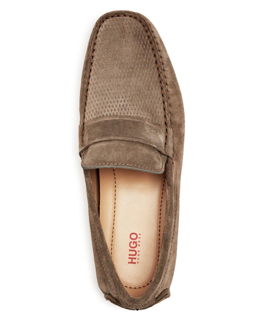 hugo boss mens driving shoes