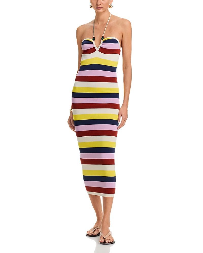 strapless open back dress Essentiel Antwerp Ifrench Dress  Husk
