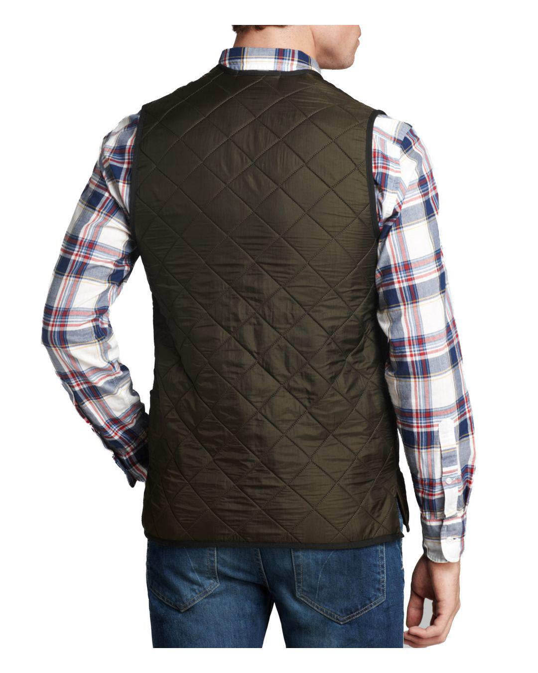 Barbour Synthetic Quilted Vest in Olive (Black) for Men - Save 8% - Lyst