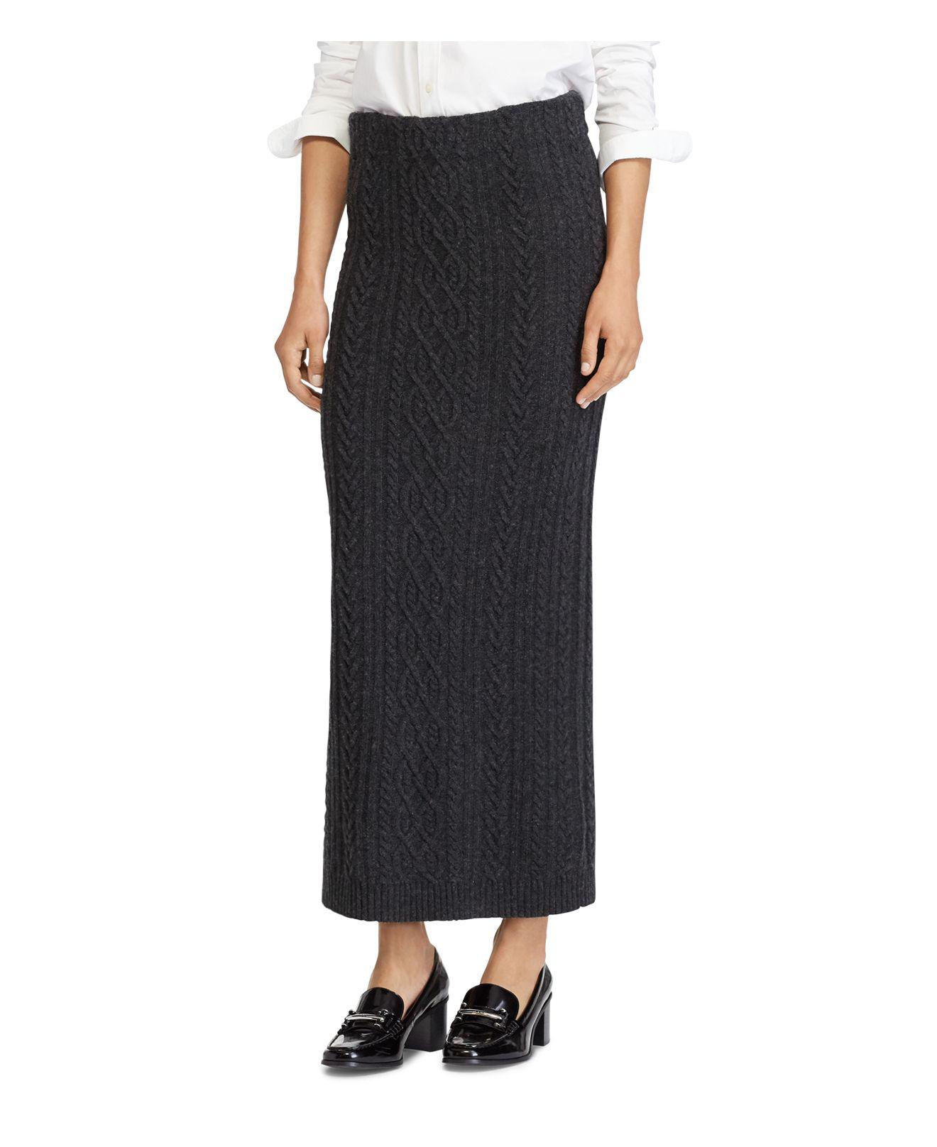 ralph lauren knit skirt