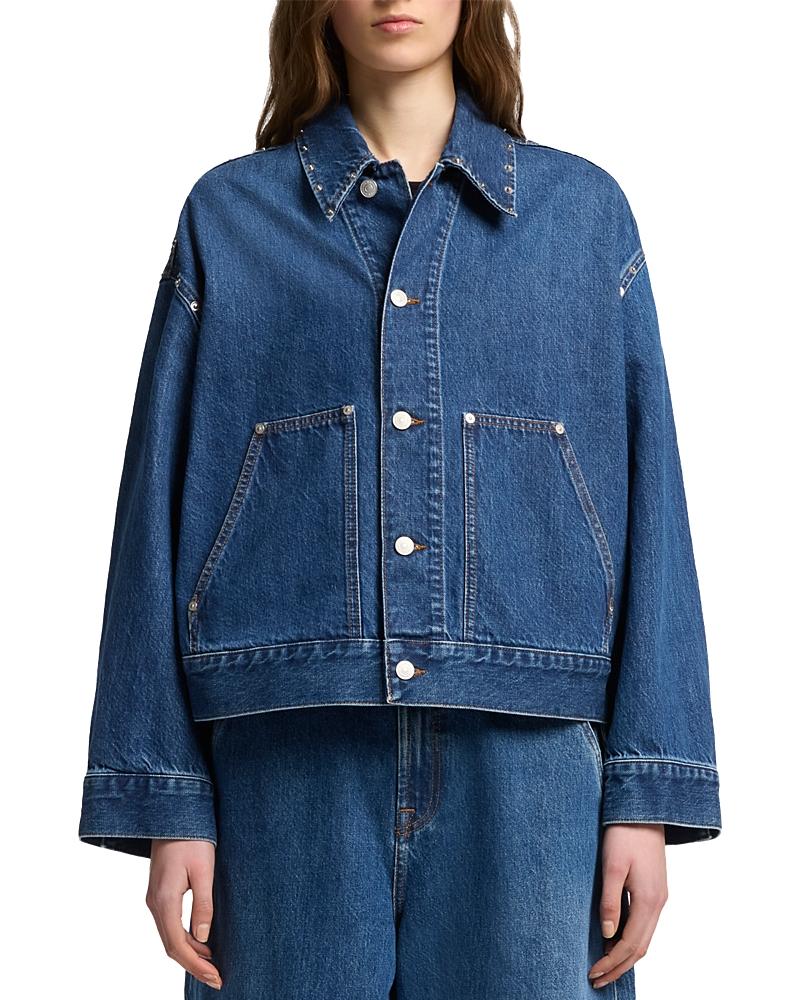 ジャケット 7 For All Mankind VICKY JACKET Soho Light (52891) Vicky Denim Jacket in Soho Light | 7 For All Mankind