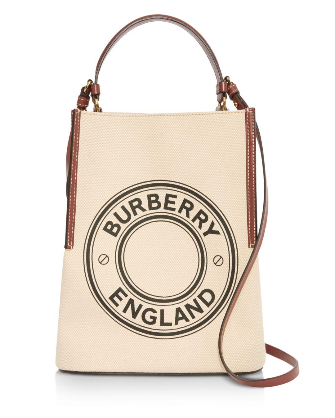 ショルダーバッグ・ポシェット Burberry Embroidered Canvas Bucket Bag Burberry Sequin Hearts Canvas Bucket Bag Limited Edition