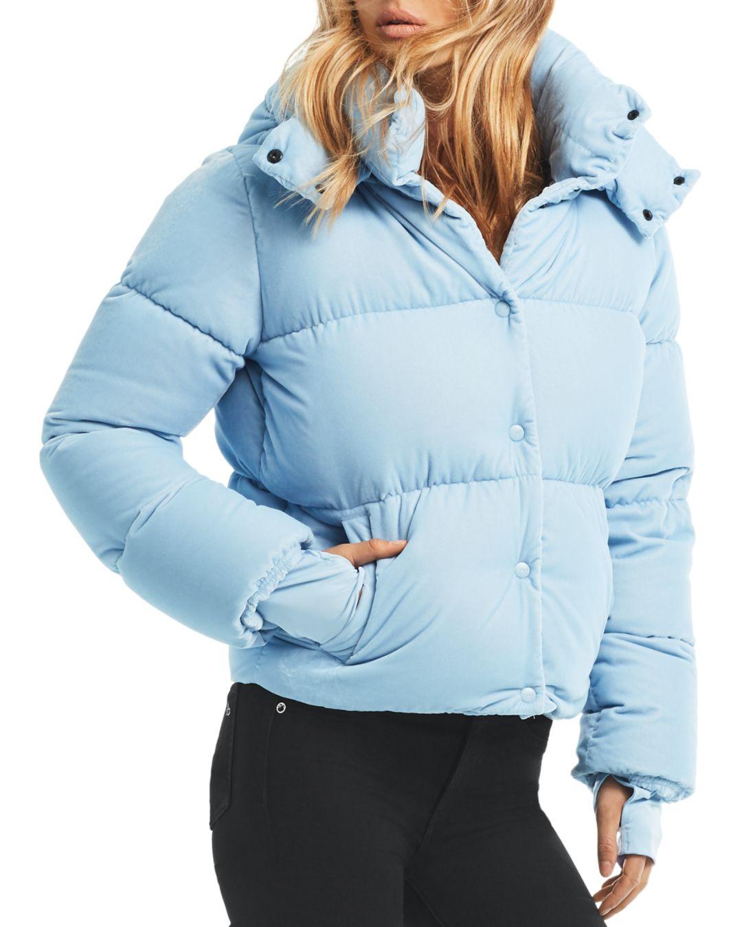 sam velvet puffer jacket