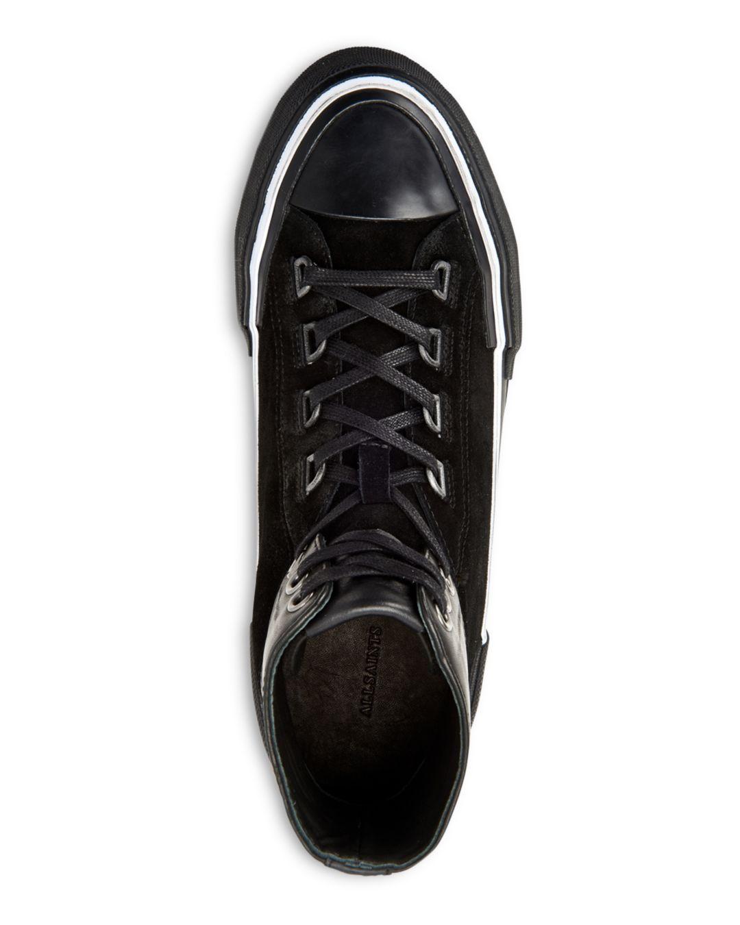 all saints platform sneakers