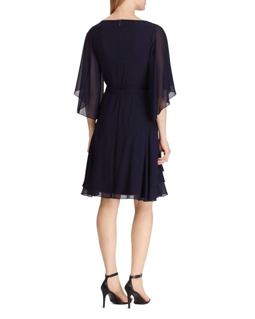 Lauren Ralph Lauren Ruffled Georgette Dress Best Sale, SAVE 34% -  www.insomniacorp.com