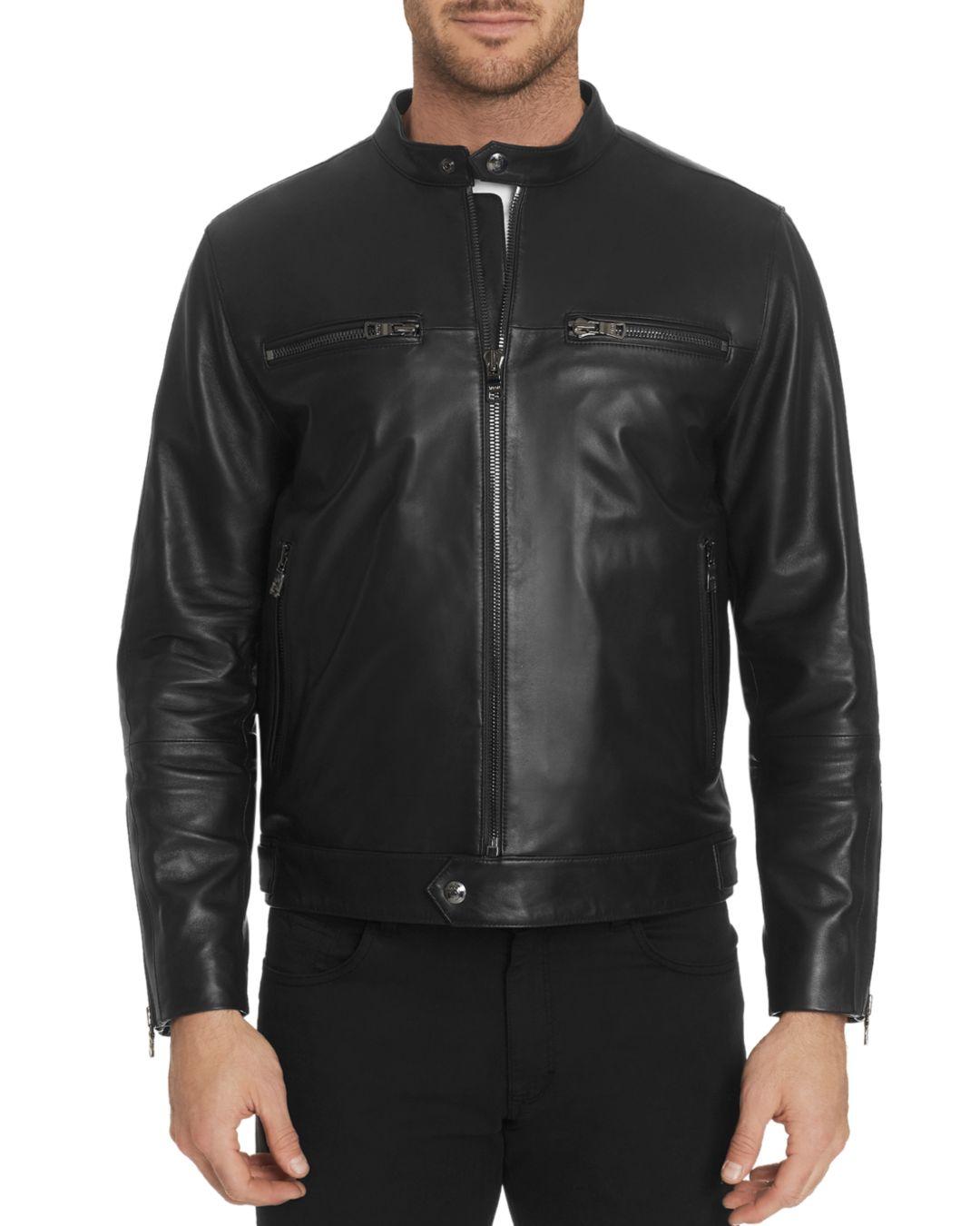 Robert Graham Brando Leather Jacket in Black for Men - Save 61% - Lyst
