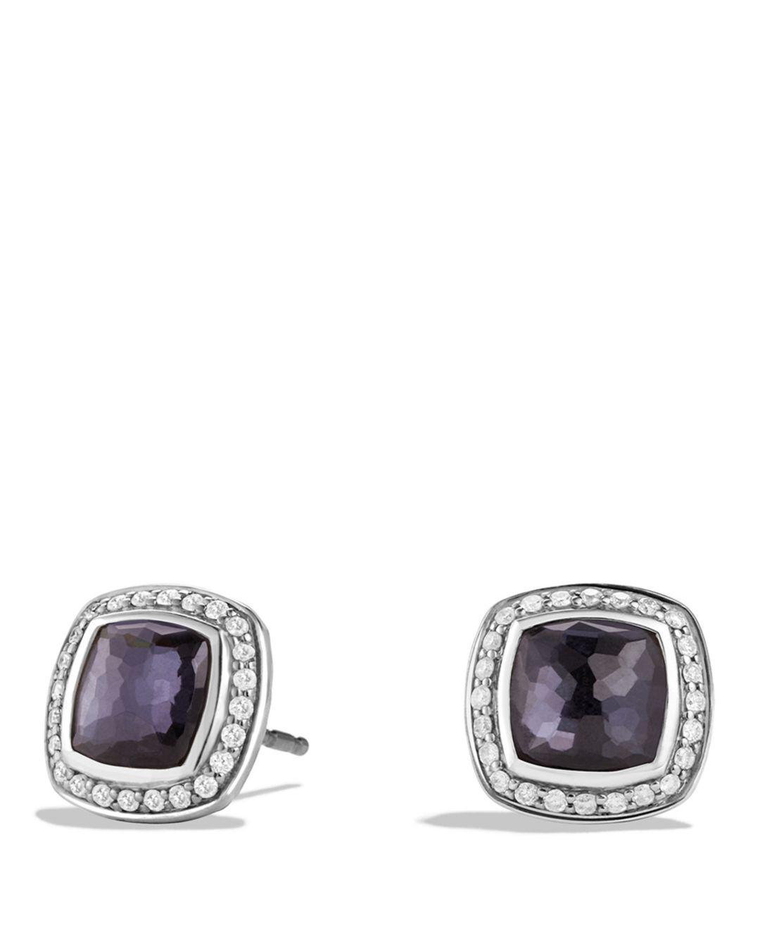 David Yurman 'albion' Earrings With Semiprecious Stone And Diamonds in ...