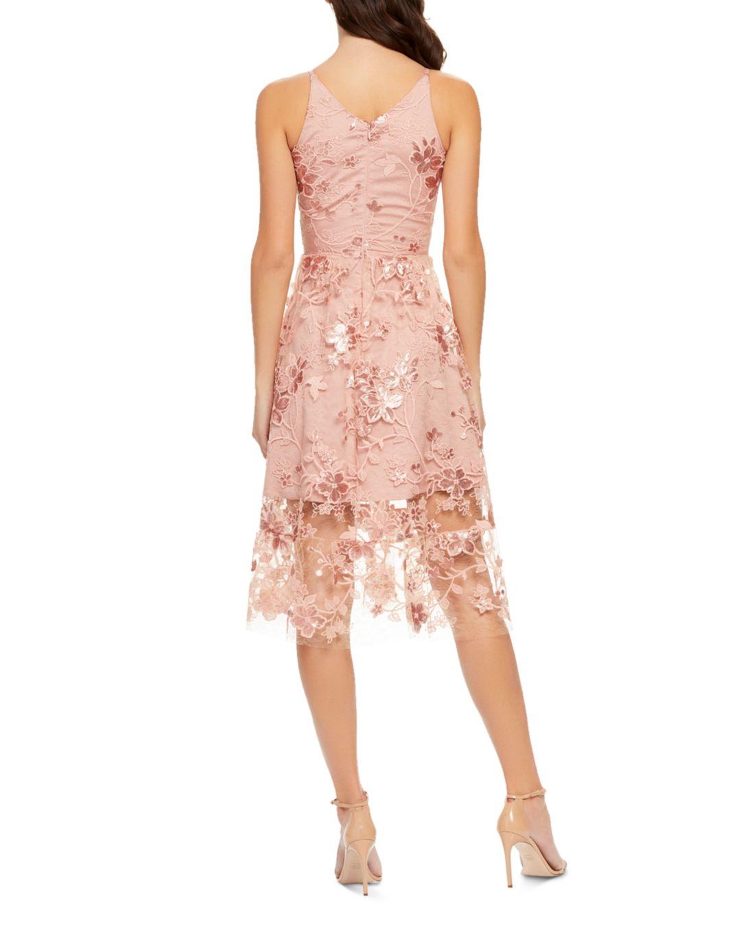 dress the population ally lace dress