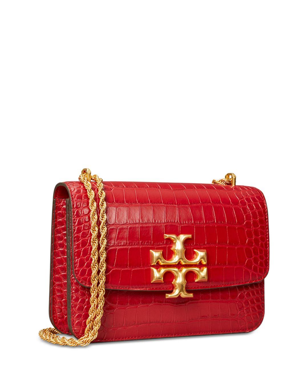 Tory Burch Leather Eleanor Bag in Red | Lyst