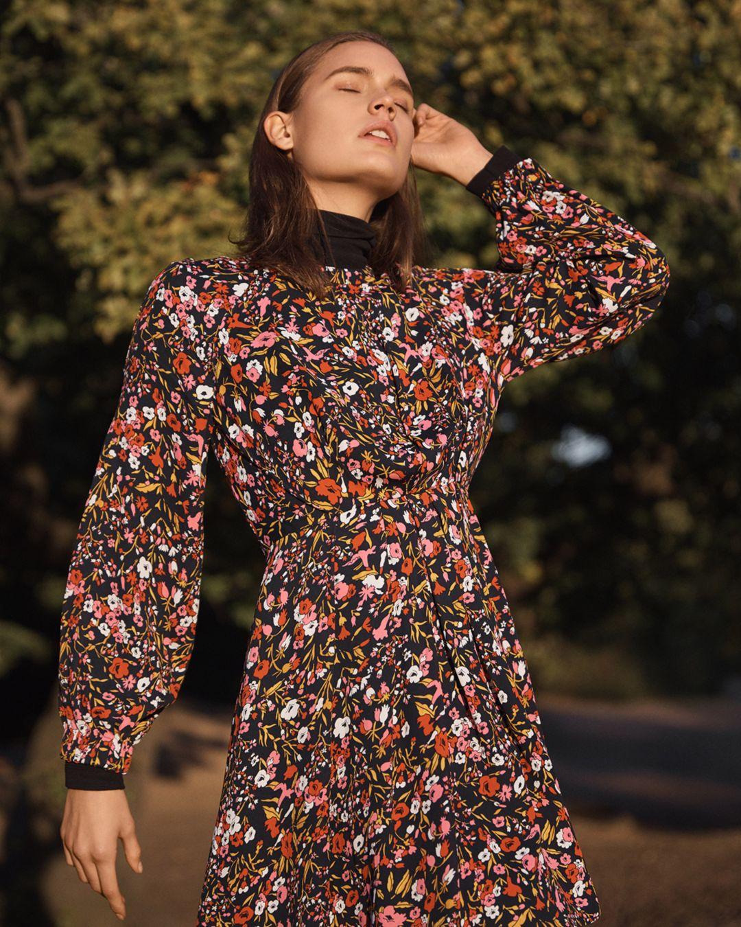 whistles floral meadow dress