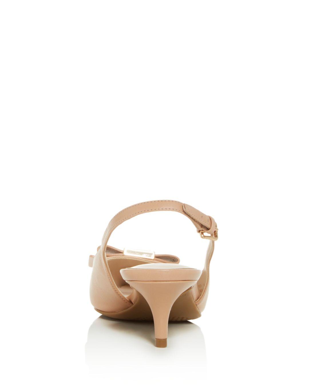 cole haan tali bow slingback pumps
