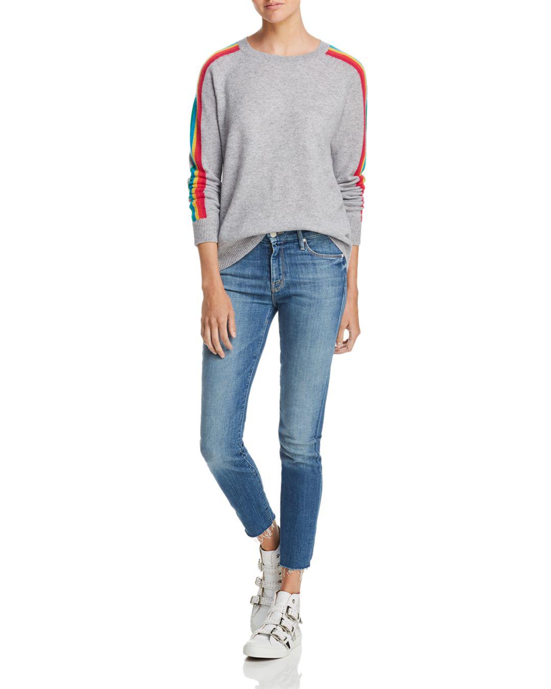 cashmere rainbow sweater