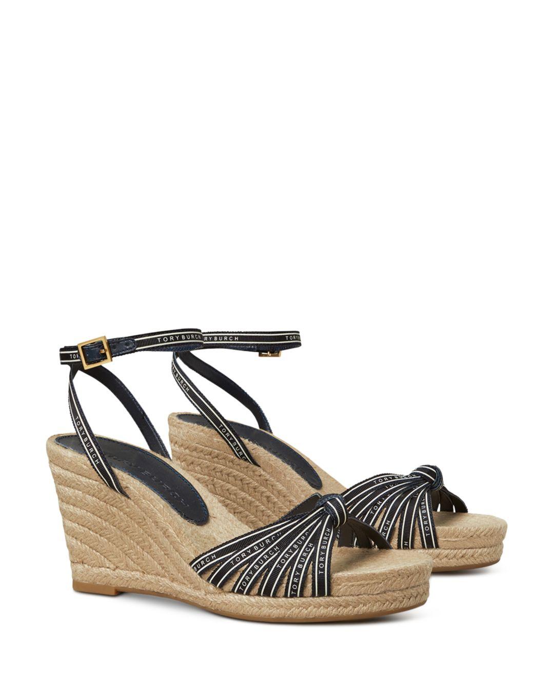 Tory Ribbon Wedge Espadrille 