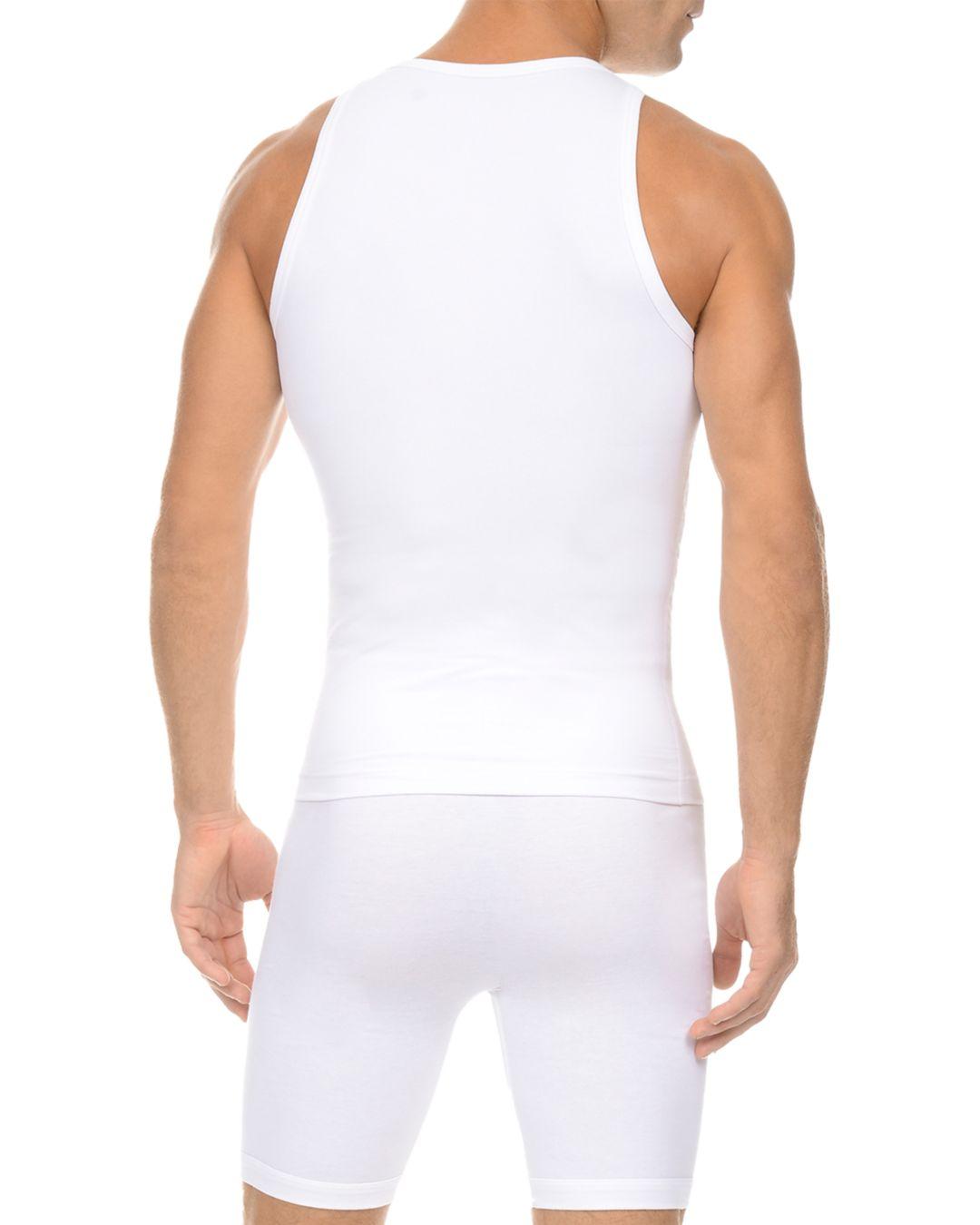2xist Cotton Men's Shapewear Form Tank Top in White for Men Lyst