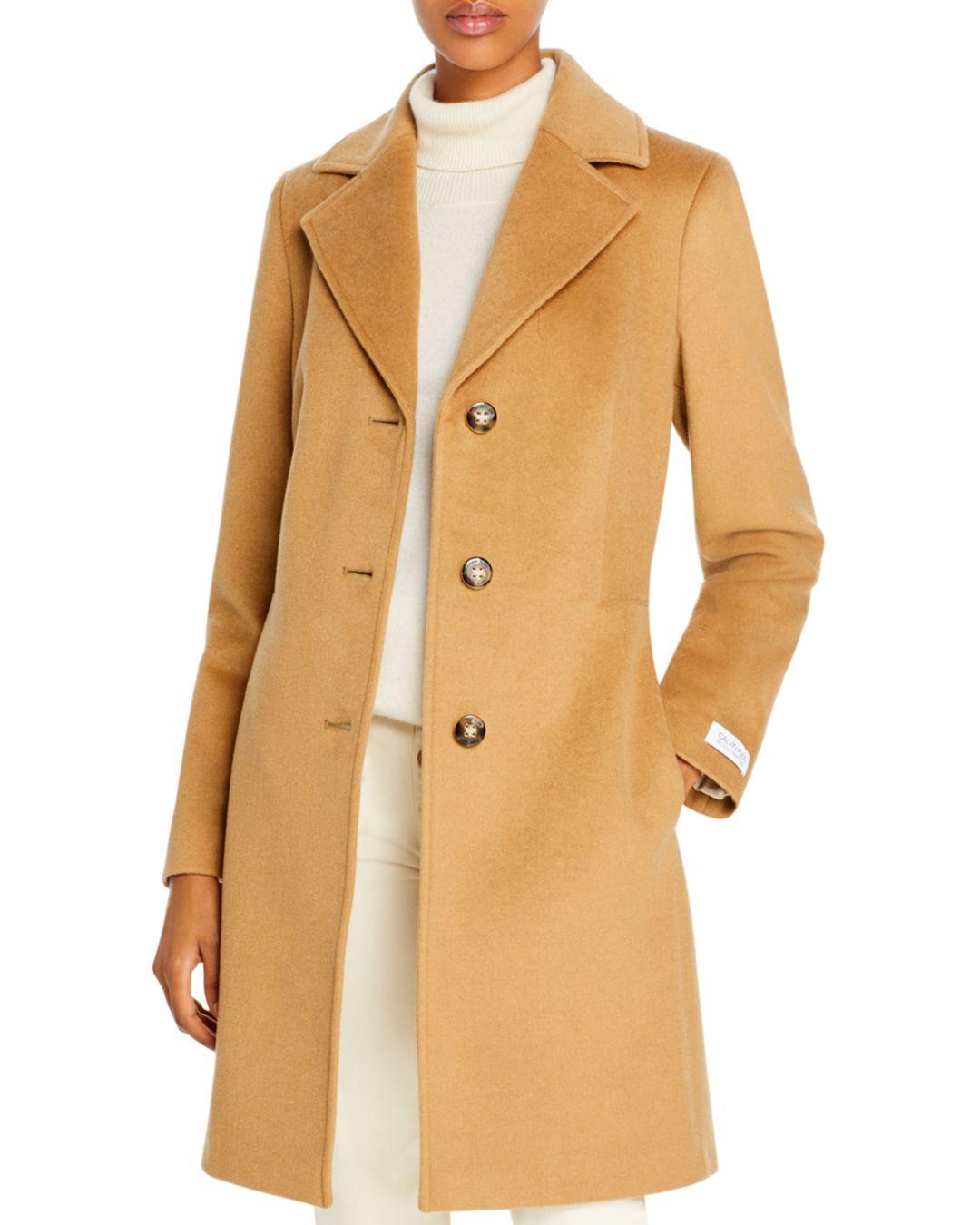 Calvin Klein Mid - Length Coat | Lyst