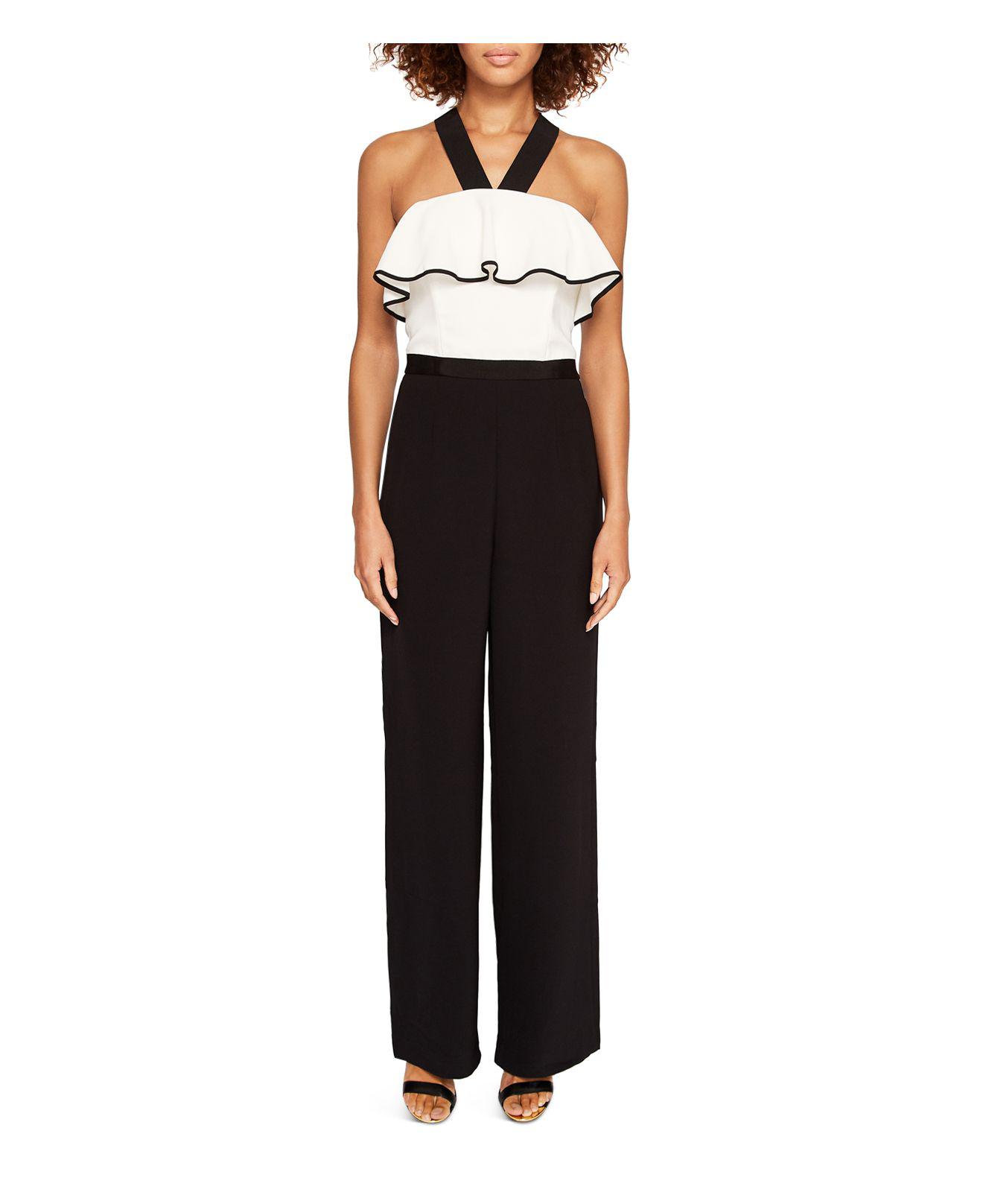 ted baker black and white jumpsuit