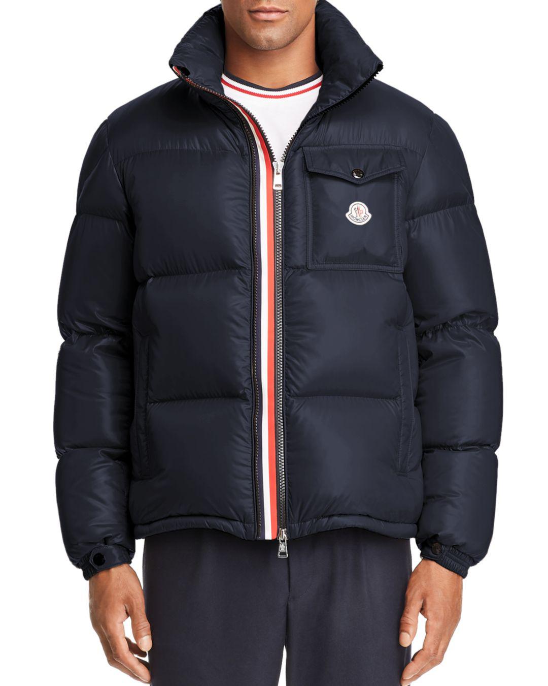 Moncler Montbeliard Down Jacket in Navy 
