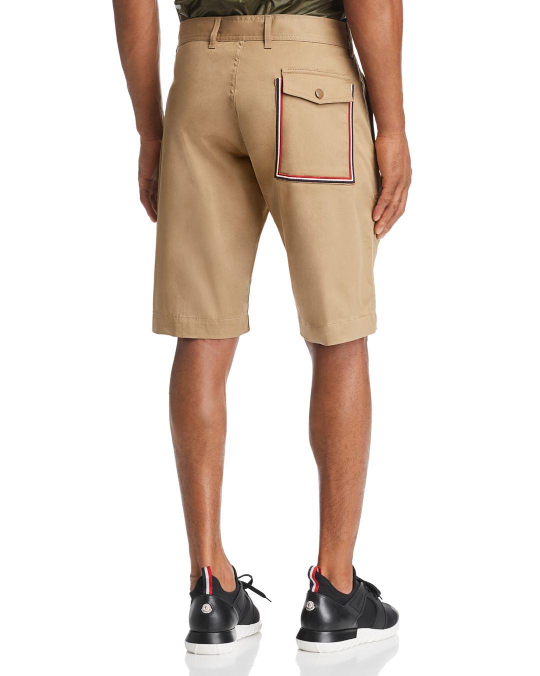 Moncler Bermuda Shorts in Dark Brown (Brown) for Men - Lyst