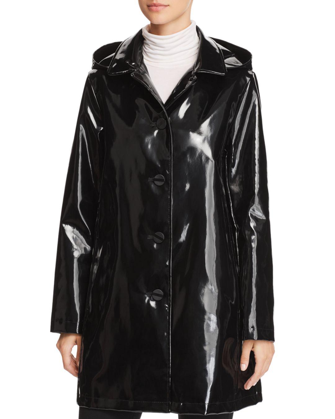 Jane Post Iconic Slicker Raincoat in Black - Lyst