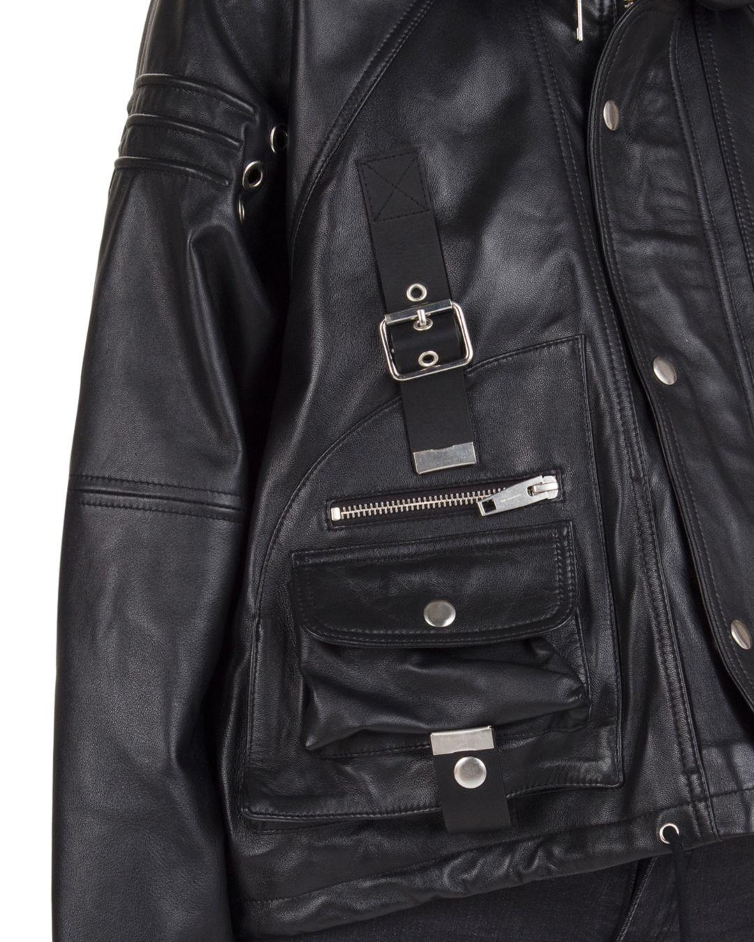 leather jacket black hardware