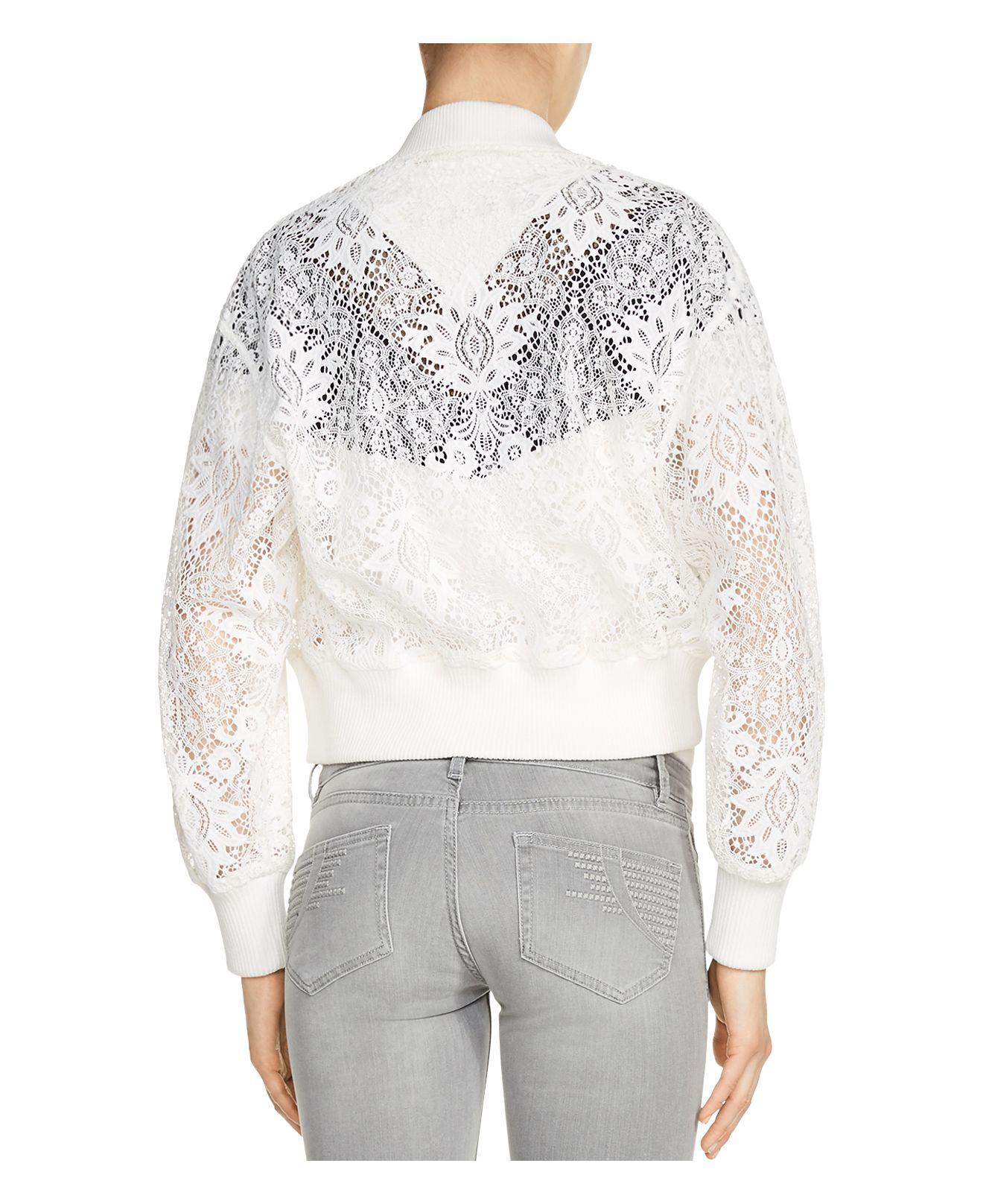 maje white jacket