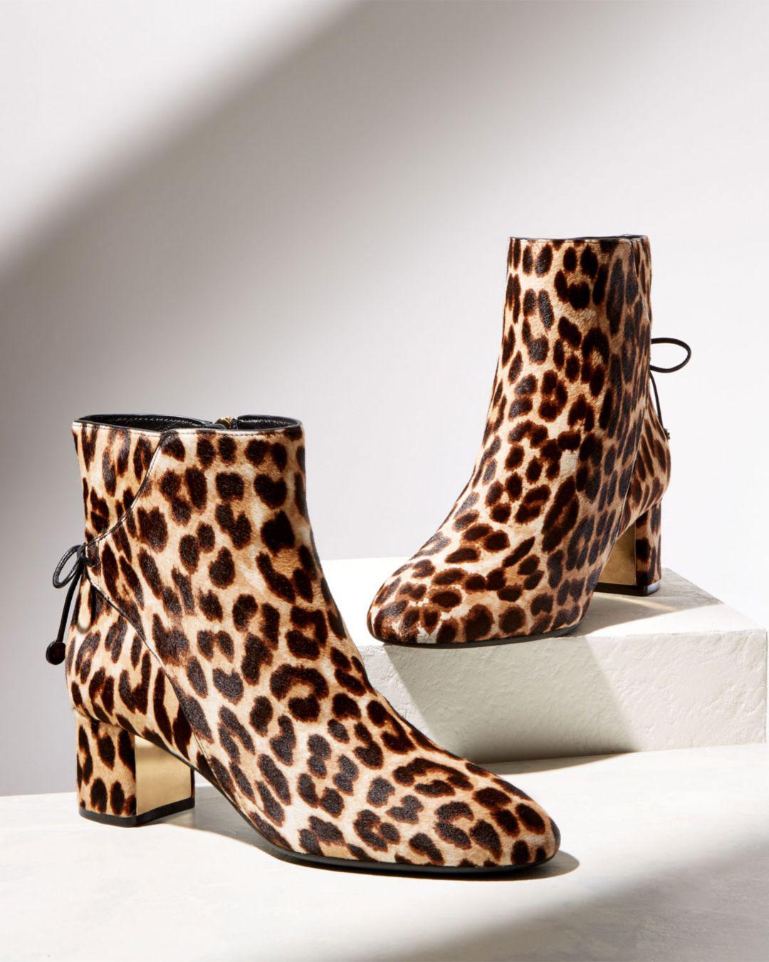 tory burch leopard boots