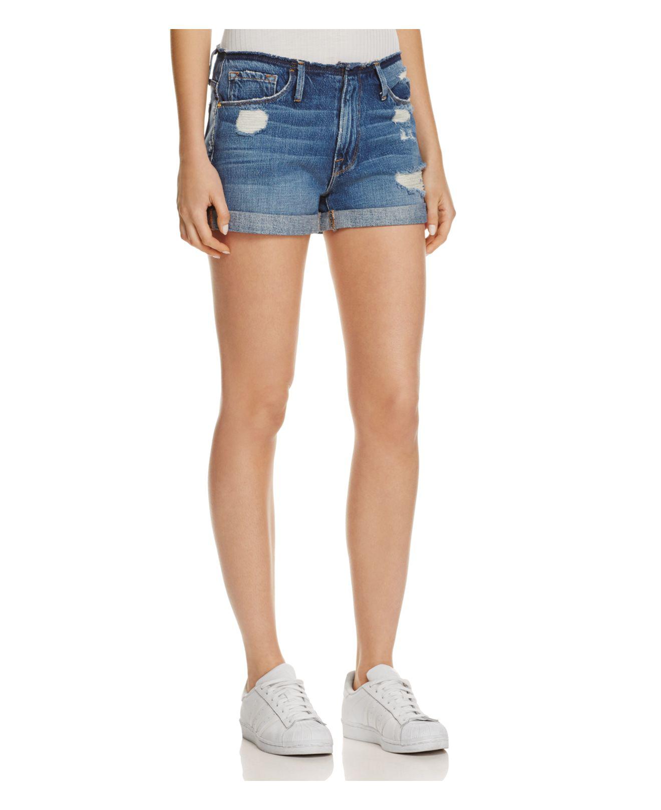 frame le cutoff shorts