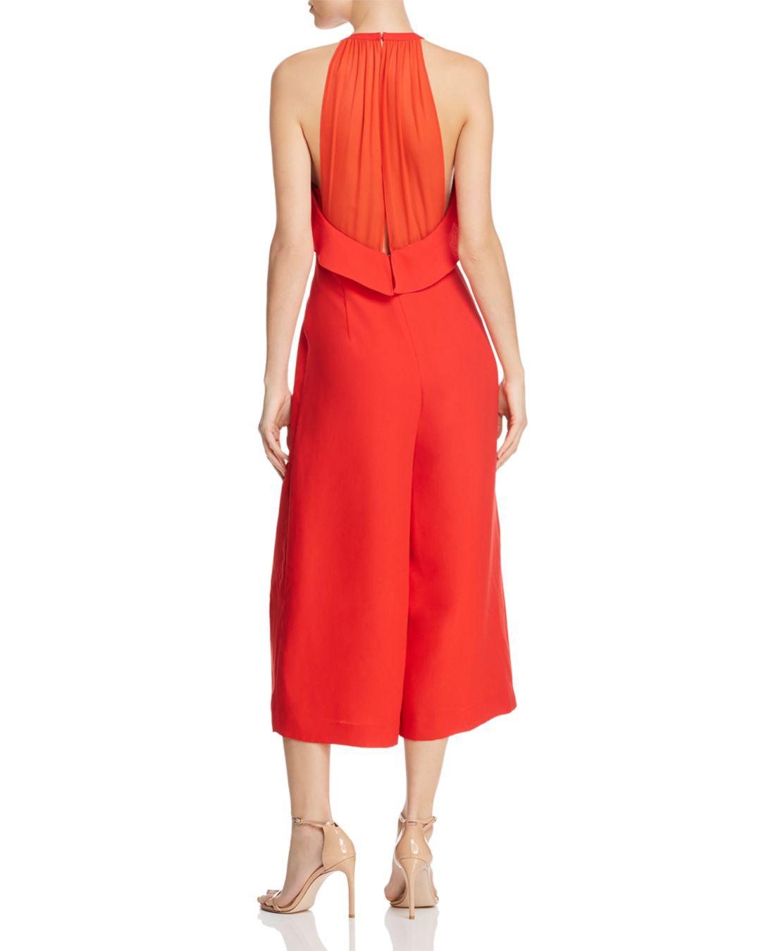 whistles red jumpsuit