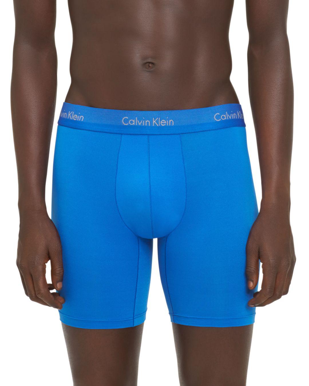 Calvin Klein Synthetic Underwear Light Boxer Briefs in Blue for Men Lyst
