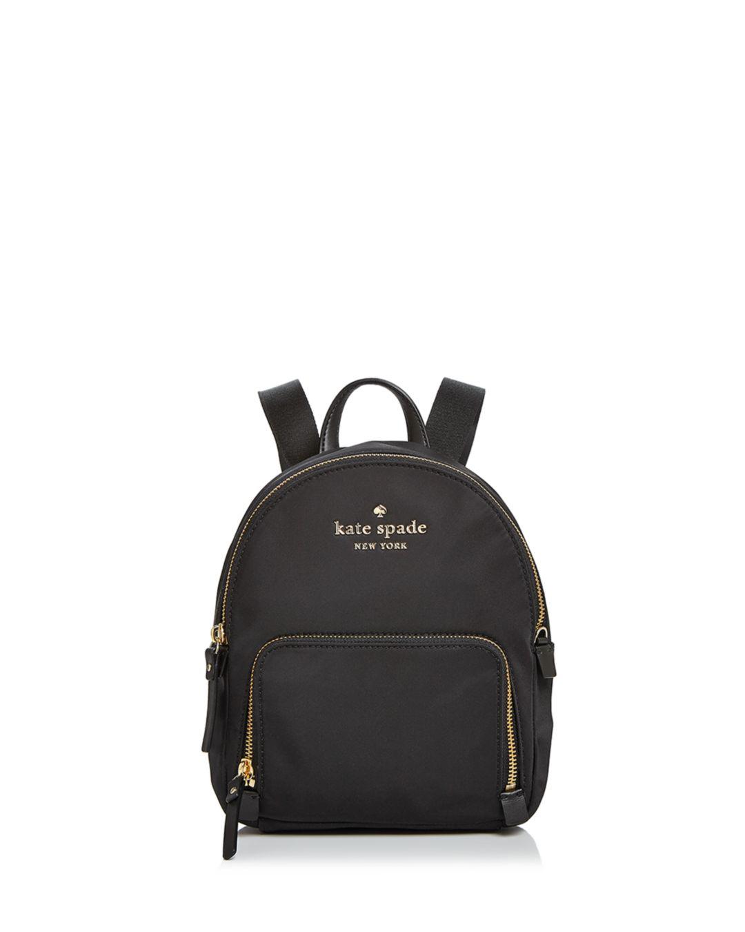 Kate Spade Watson Lane Small Hartley Nylon Backpack in Black | Lyst Canada