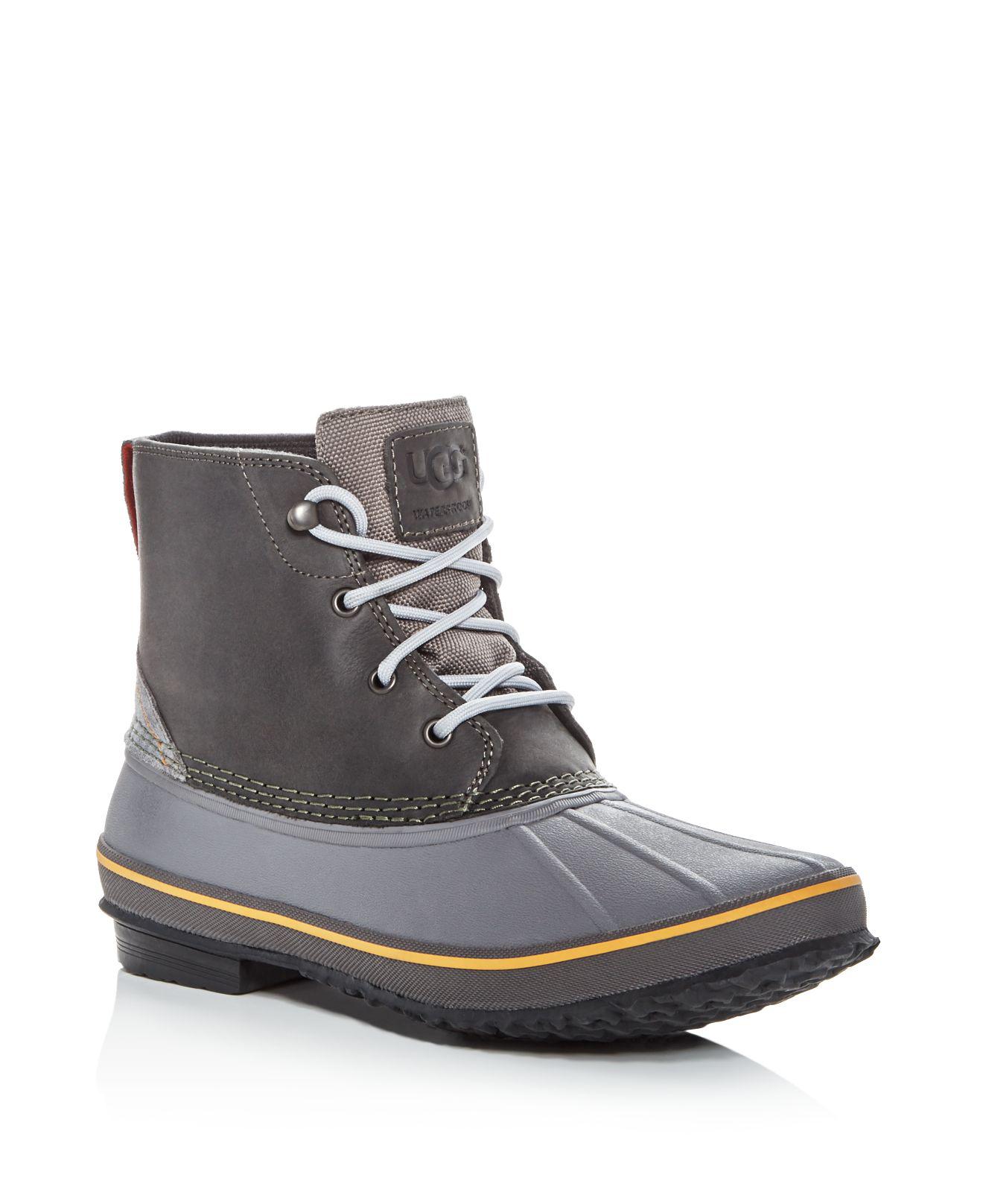 Zetik Waterproof Leather Duck Boots 