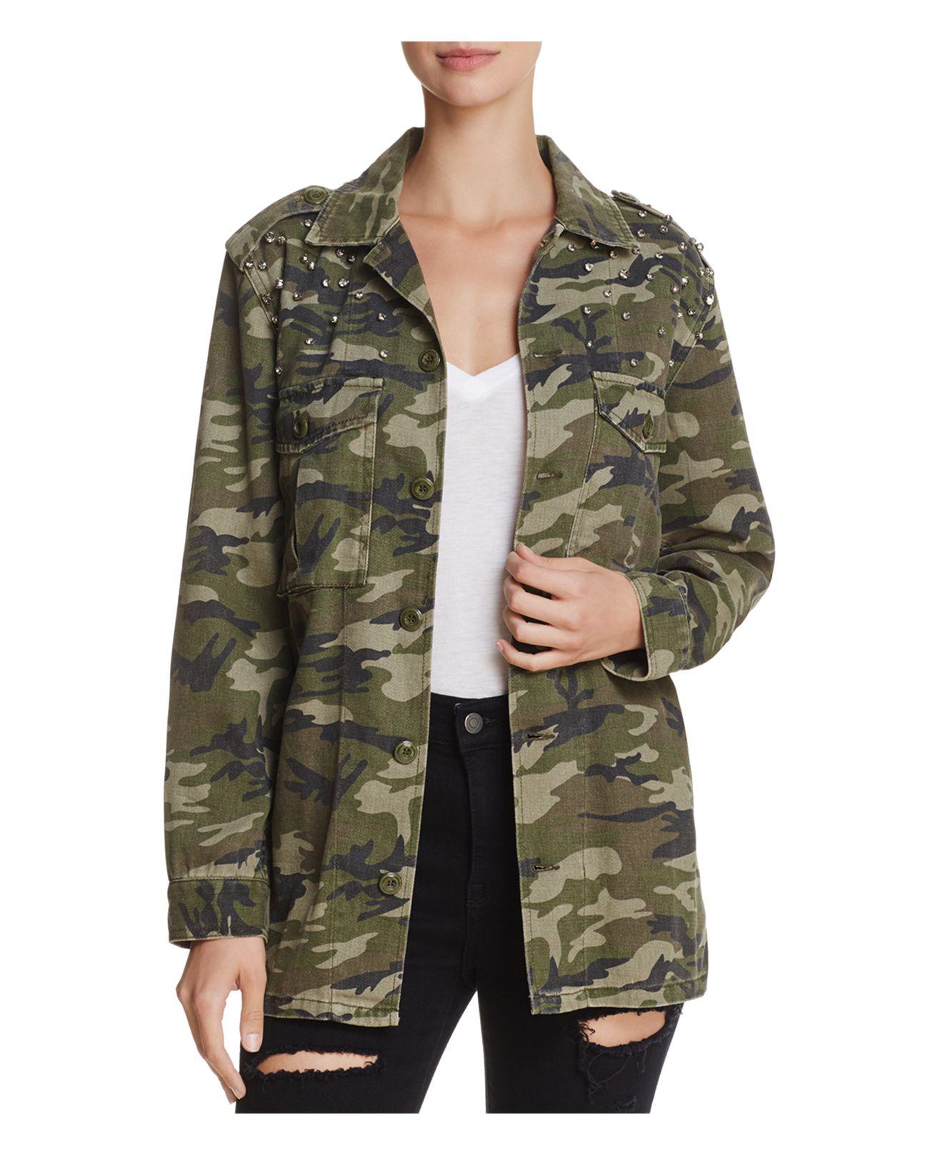 Pistola Camilo Embellished Camo Jacket 