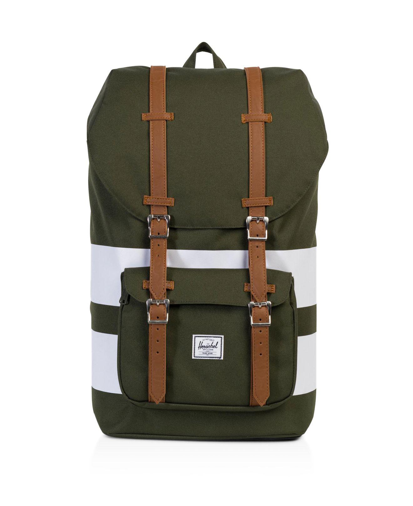 herschel little america forest green