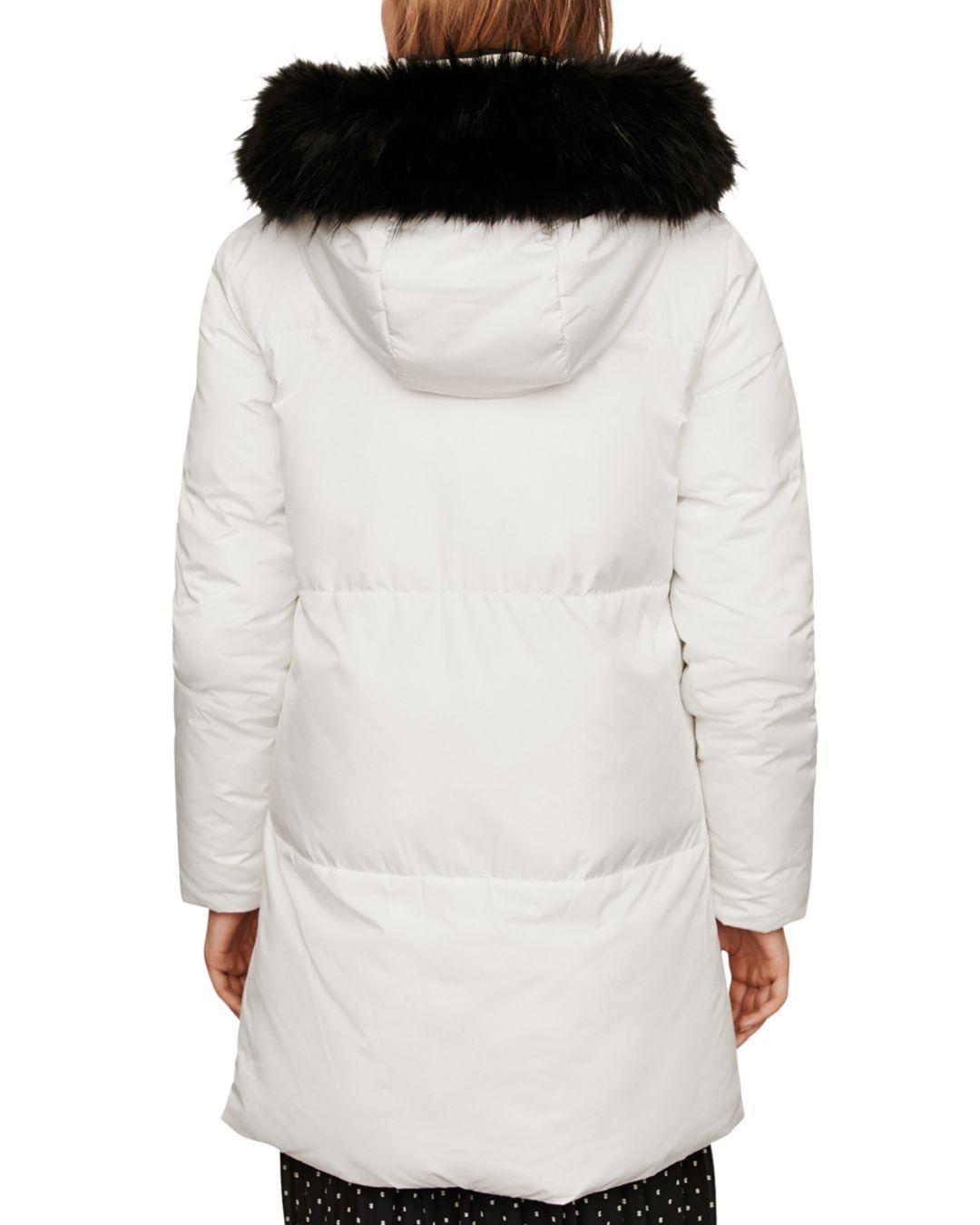 maje puffer coat