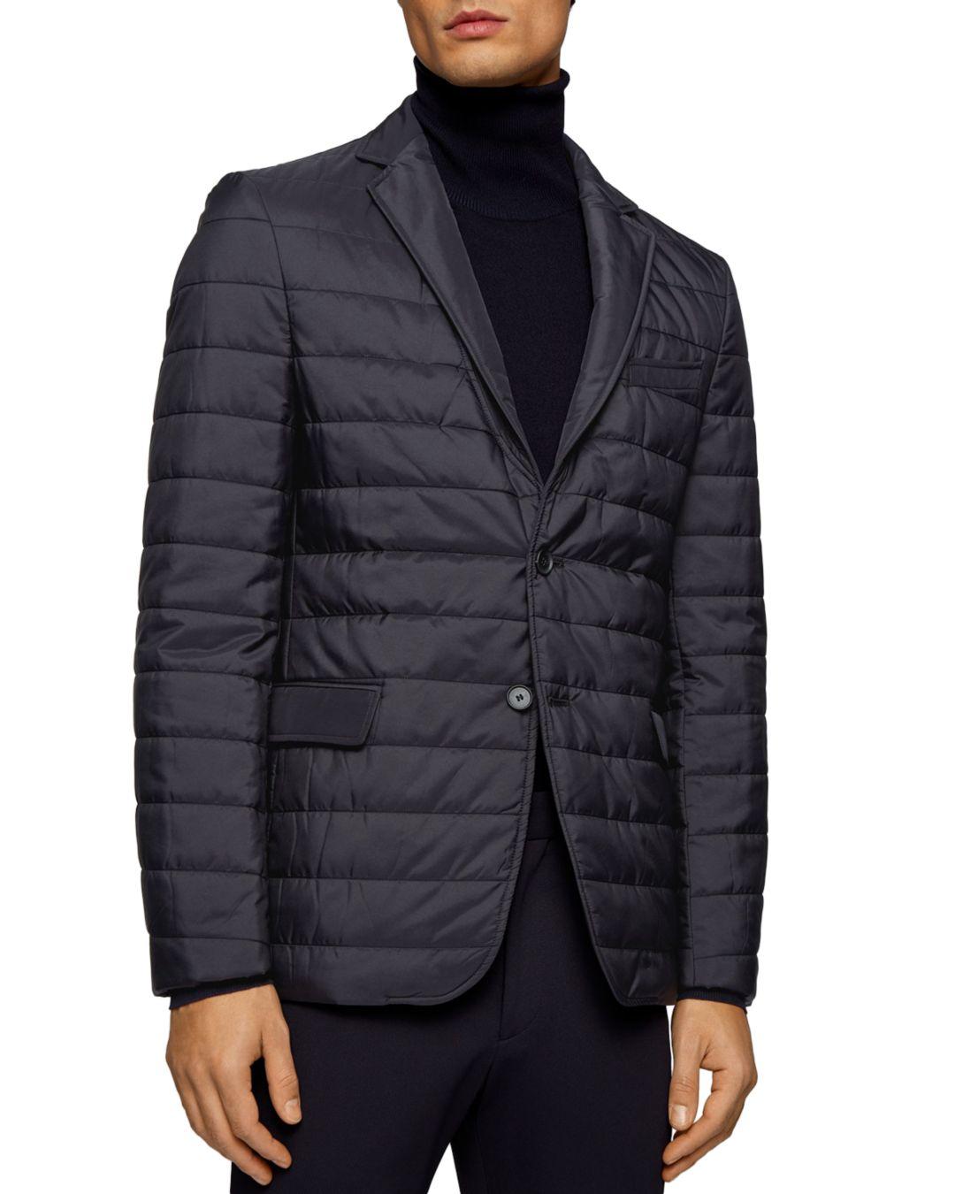 hugo boss quilted jacket