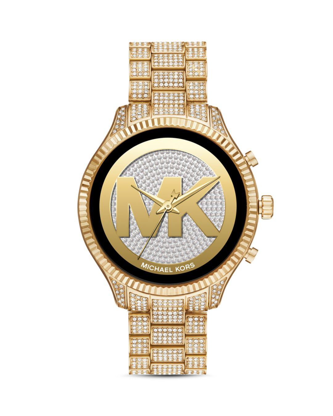Lexington Pavé Gold-tone Smartwatch 
