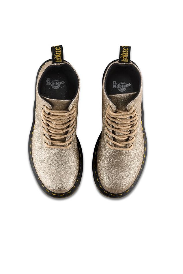 dr martens pascal glitter gold