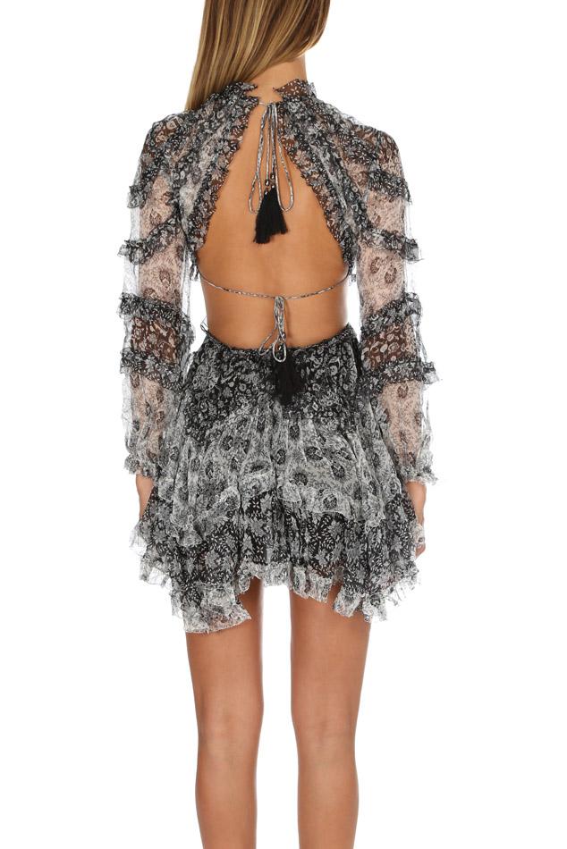 zimmermann divinity ruffle dress