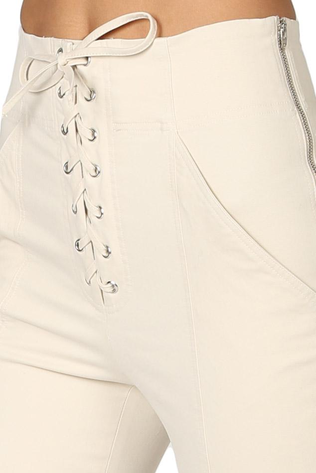 A.L.C. Cotton Kyle Lace-up Pant in 