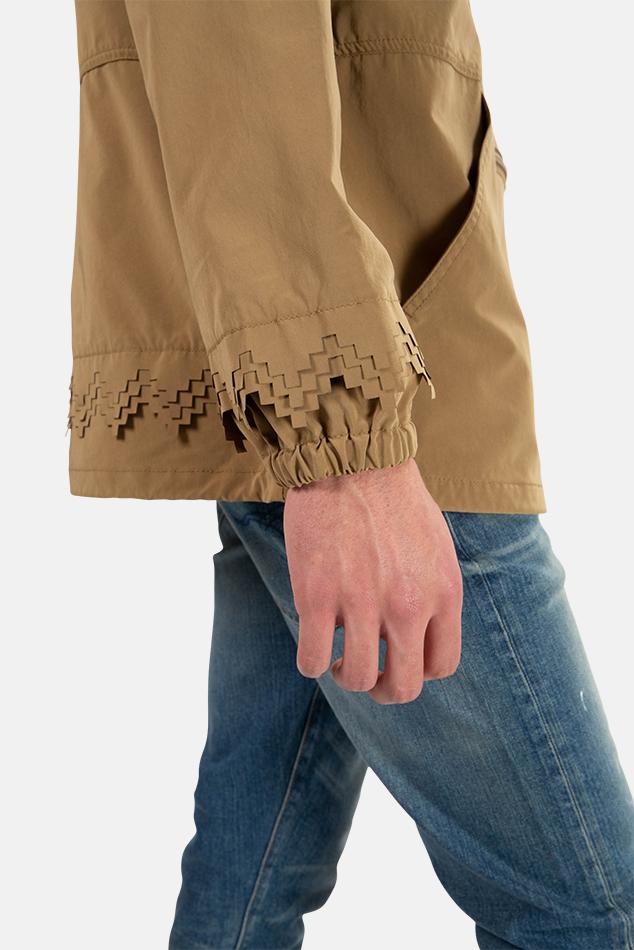 Remi Relief Synthetic Nylon Anorak Jacket in Beige (Natural) for Remi Relief Synthetic Nylon Anorak Jacket in Beige (Natural) for