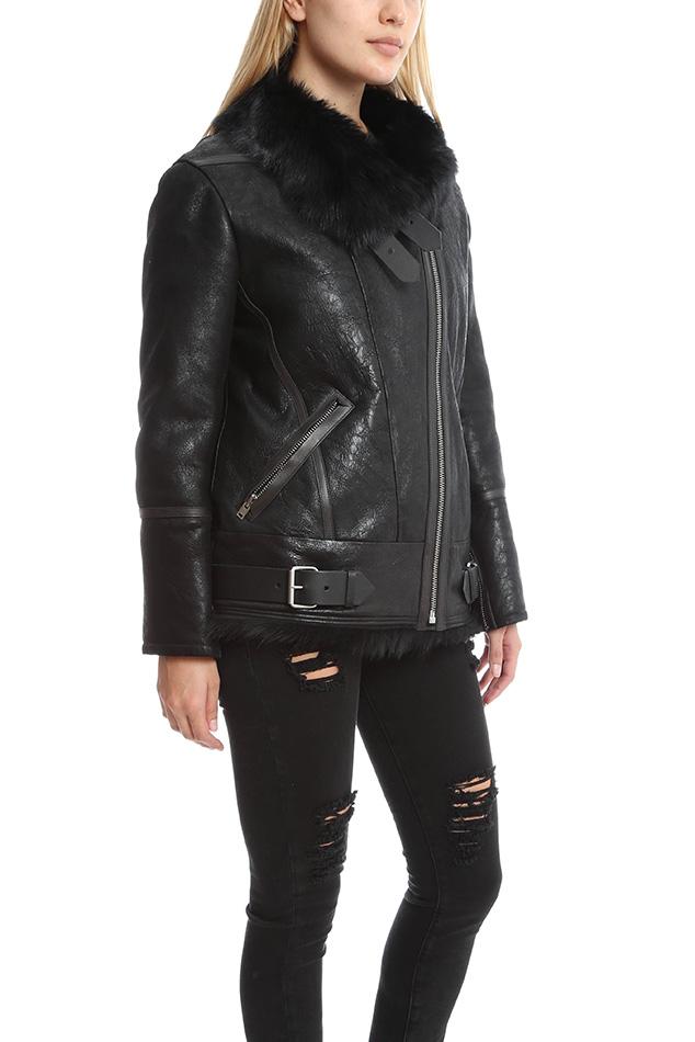 iro shearling moto jacket