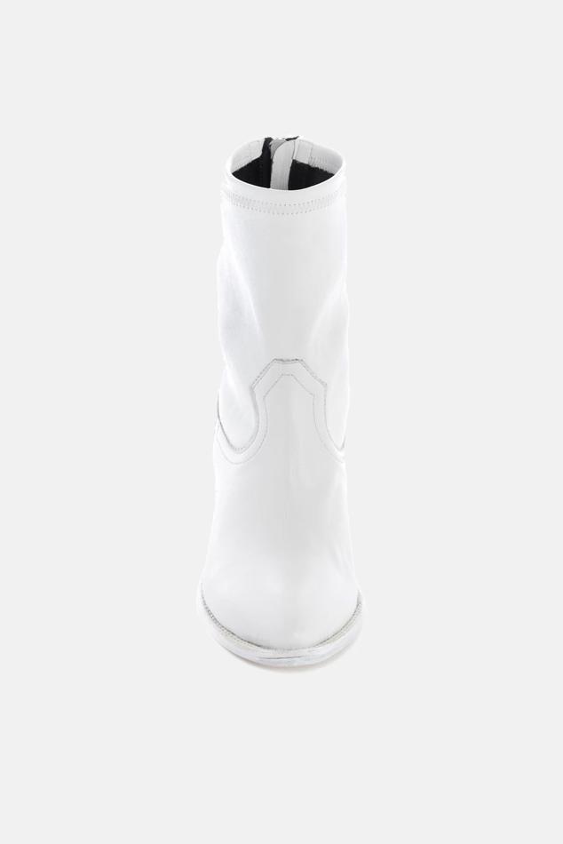 white short western boots