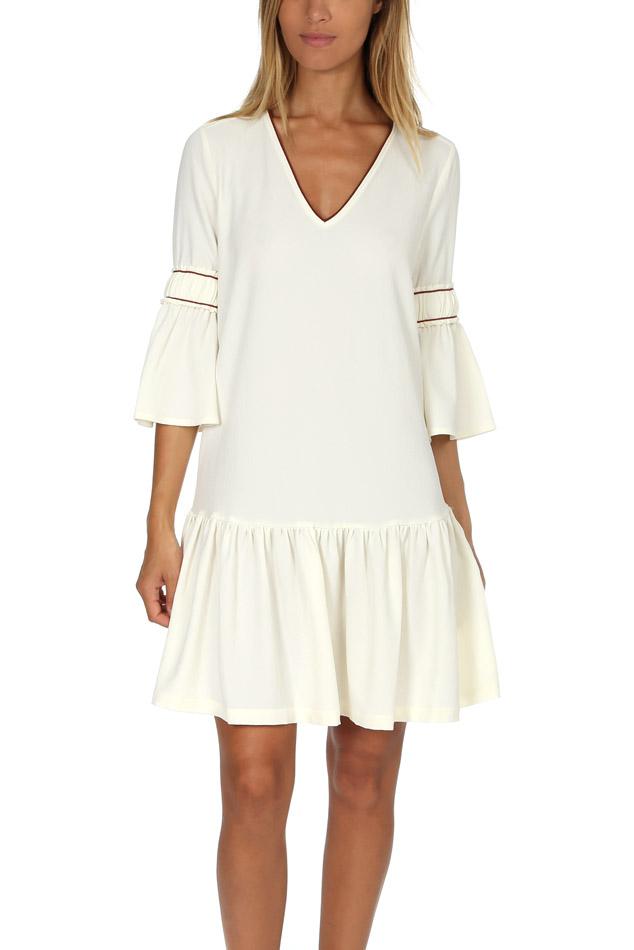 ganni vanilla ice dress