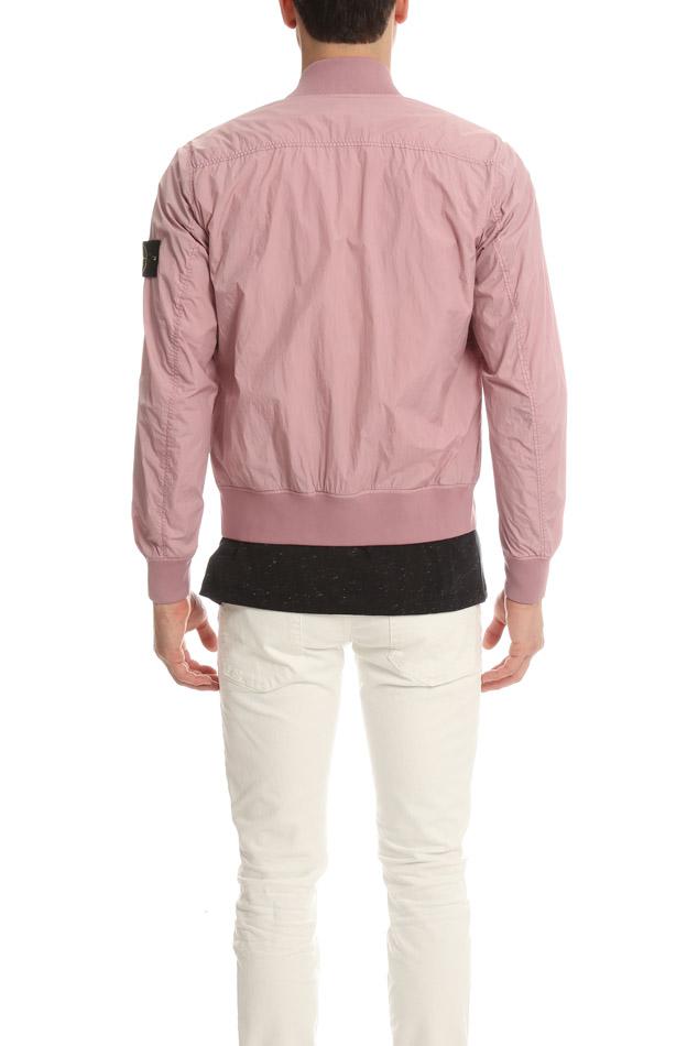 Stone Island Synthetic Bomber Jacket Rose Quartz in Rose/ Red (Pink) for  Men - Lyst