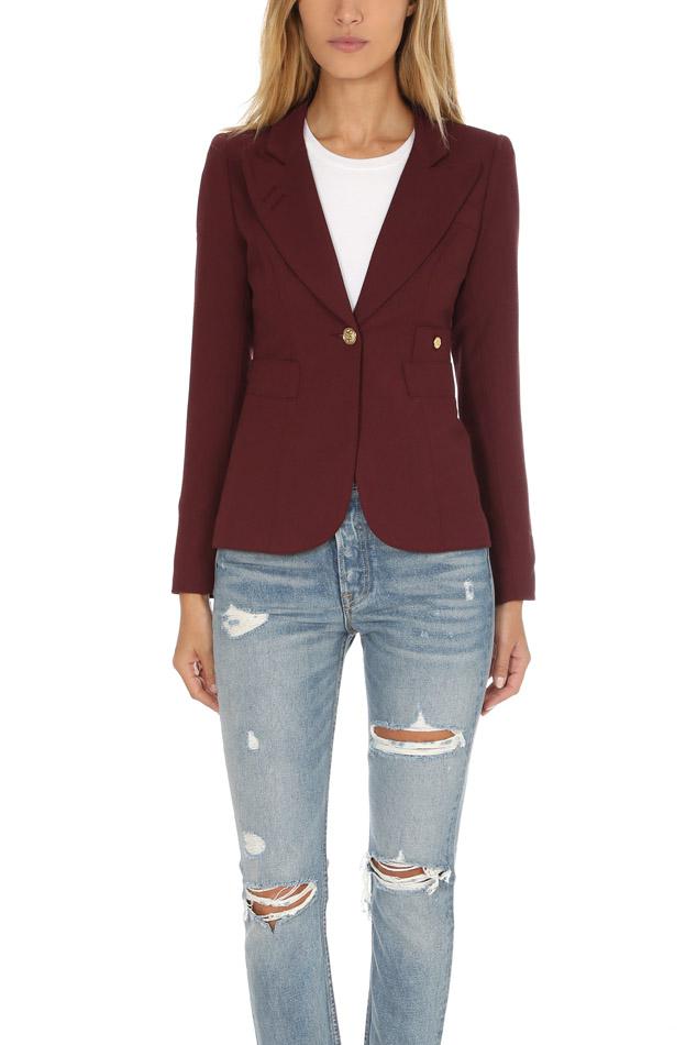 plum blazer