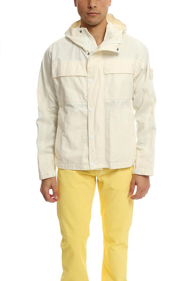 cream waterproof jacket