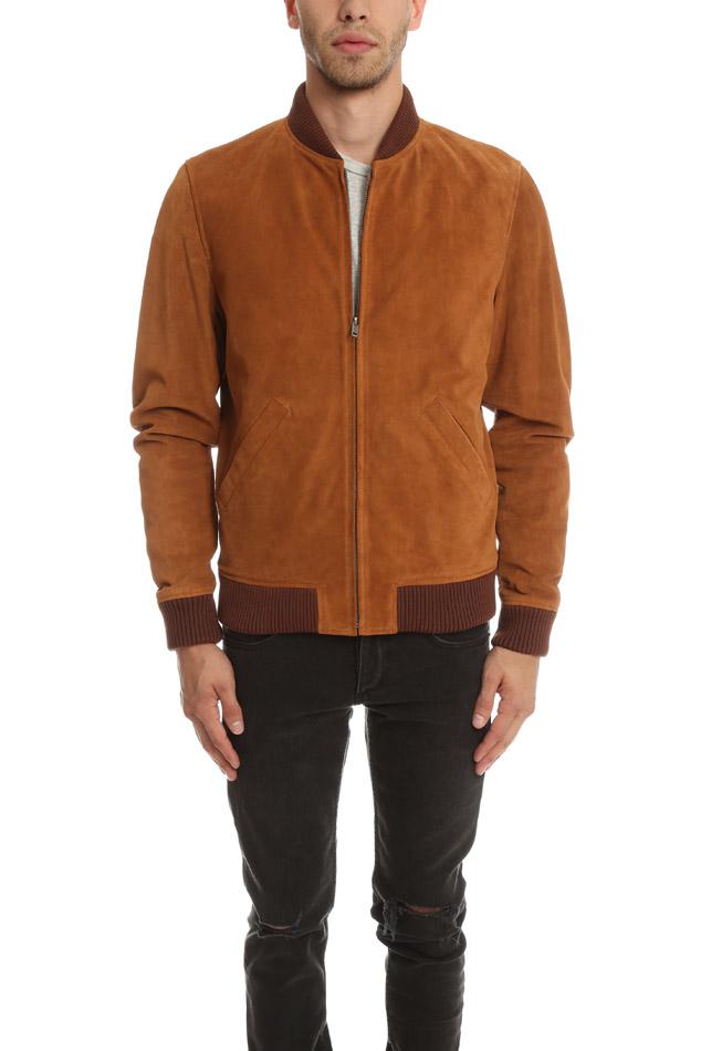 caramel suede jacket