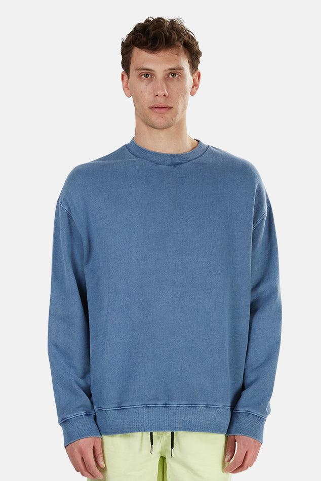 Ksubi Cotton Biggie Crew Sweatshirt in Blue for Men | Lyst