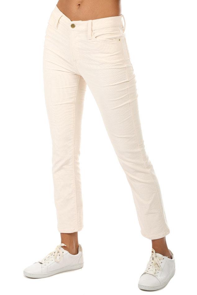 frame le high straight corduroy